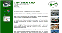 Desktop Screenshot of canvaslady.com